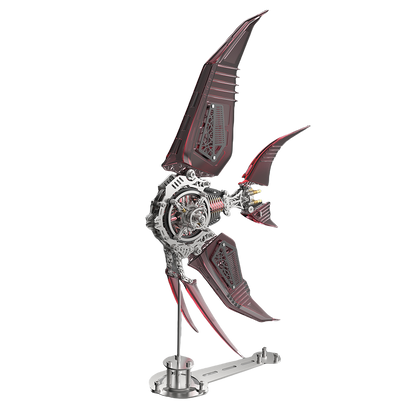 Rompecabezas de metal 3D de pez ángel mecánico, modelo de vida marina 