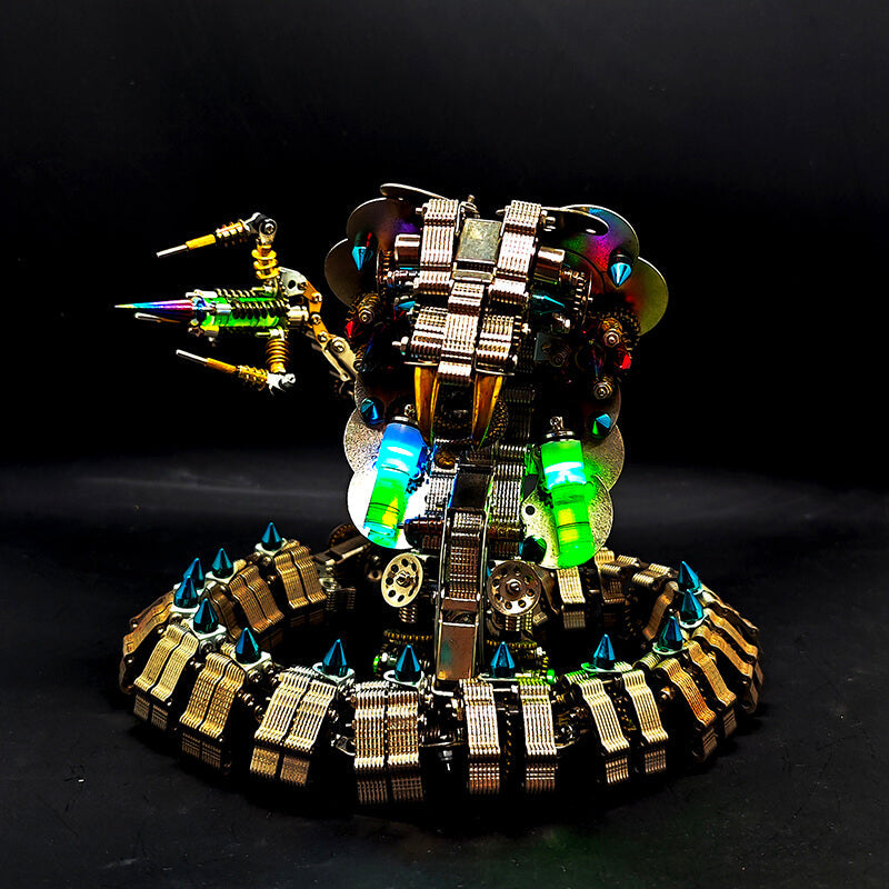 Kit de rompecabezas de metal 3D de 1200 piezas de King Cobra mecánico para adultos 