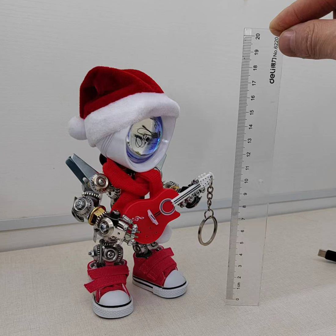 Kit de rompecabezas de metal mecánico de Papá Noel para Navidad