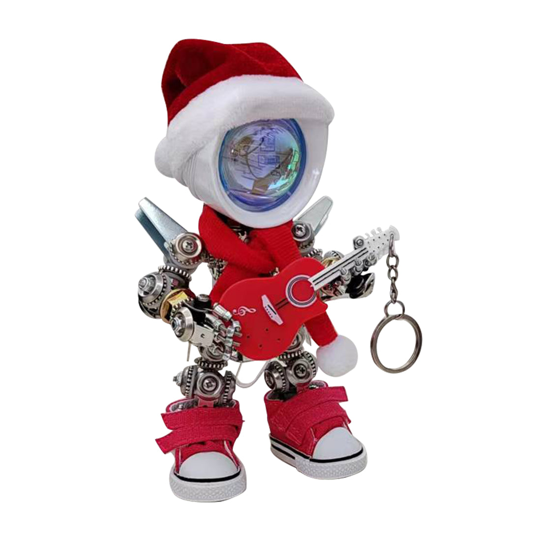 Kit de rompecabezas de metal mecánico de Papá Noel para Navidad