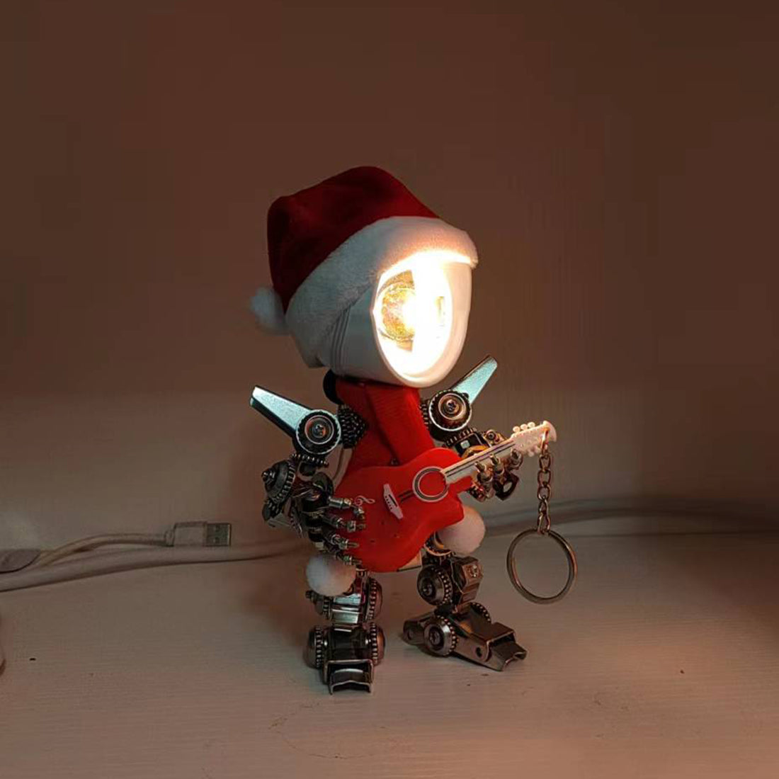 Kit de rompecabezas de metal mecánico de Papá Noel para Navidad