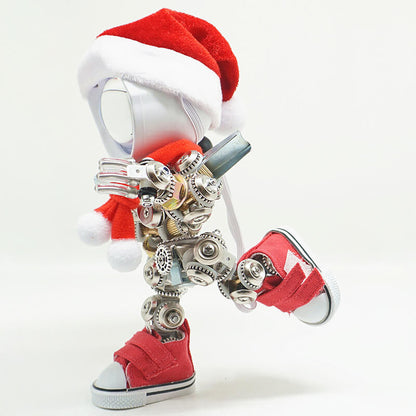 Kit de rompecabezas de metal mecánico de Papá Noel para Navidad