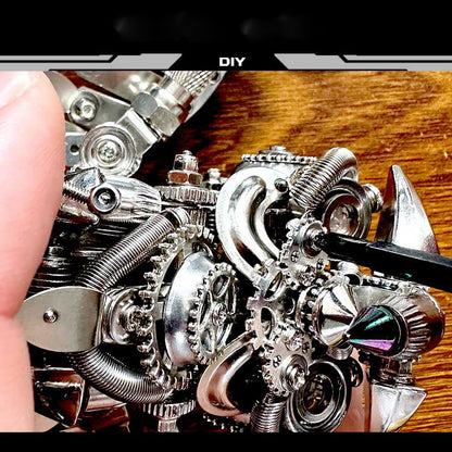 Kit de rompecabezas de metal 3D Steampunk de búho para adultos 