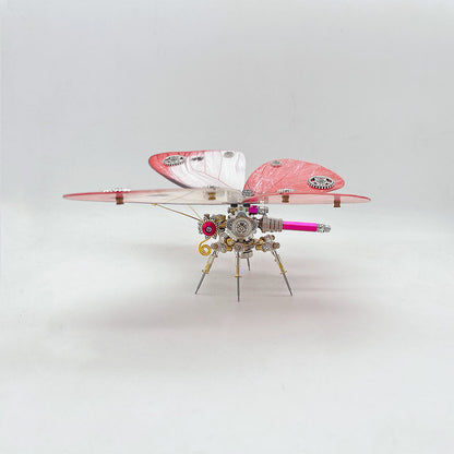 Kit de rompecabezas de metal 3D de mariposa Steampunk Pieris rapae para adultos y niños