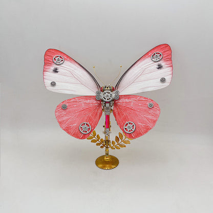 Kit de rompecabezas de metal 3D de mariposa Steampunk Pieris rapae para adultos y niños
