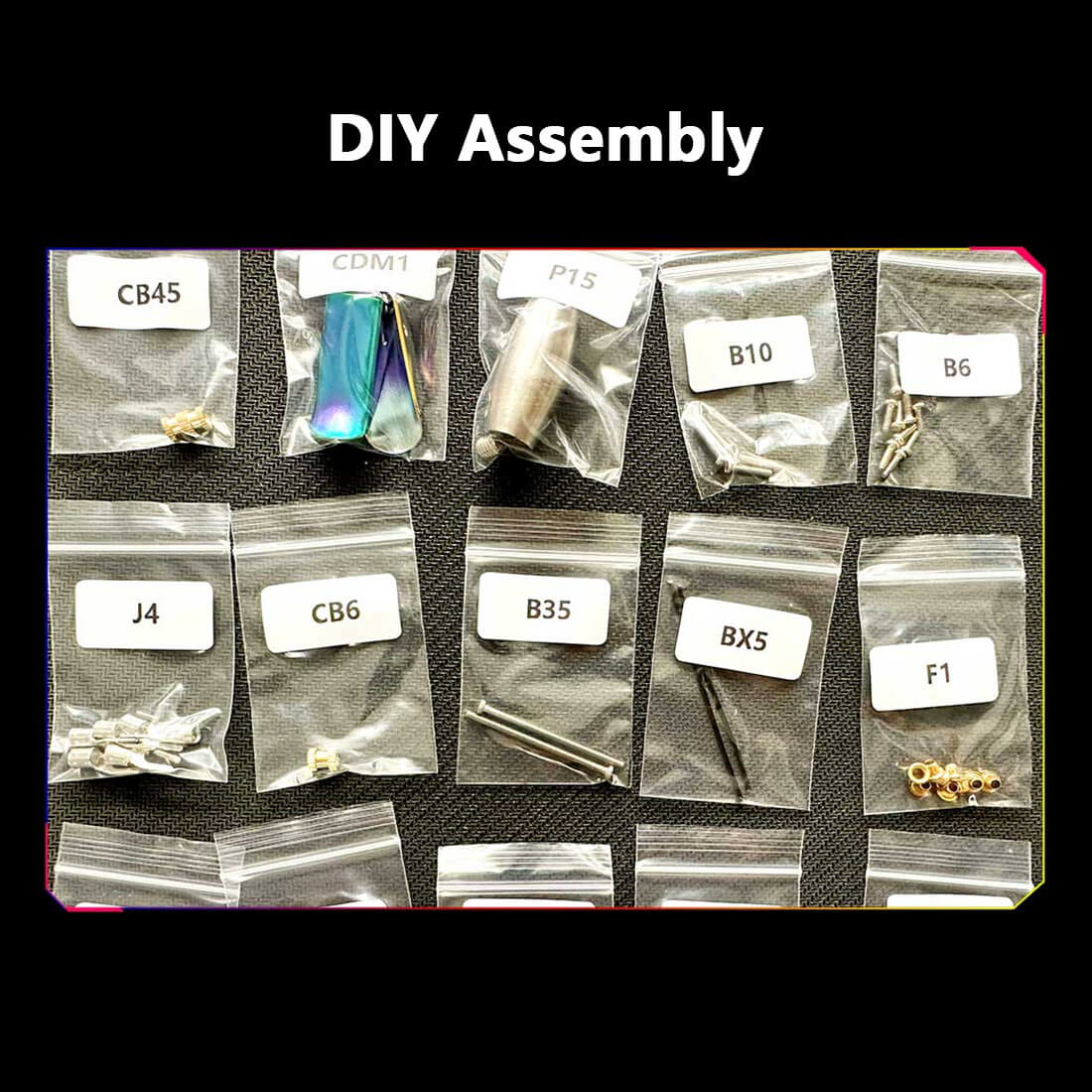 Kit de rompecabezas de insectos metálicos punk en 3D