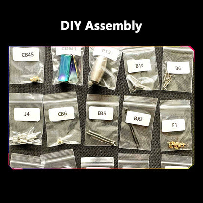 Kit de rompecabezas de insectos metálicos punk en 3D