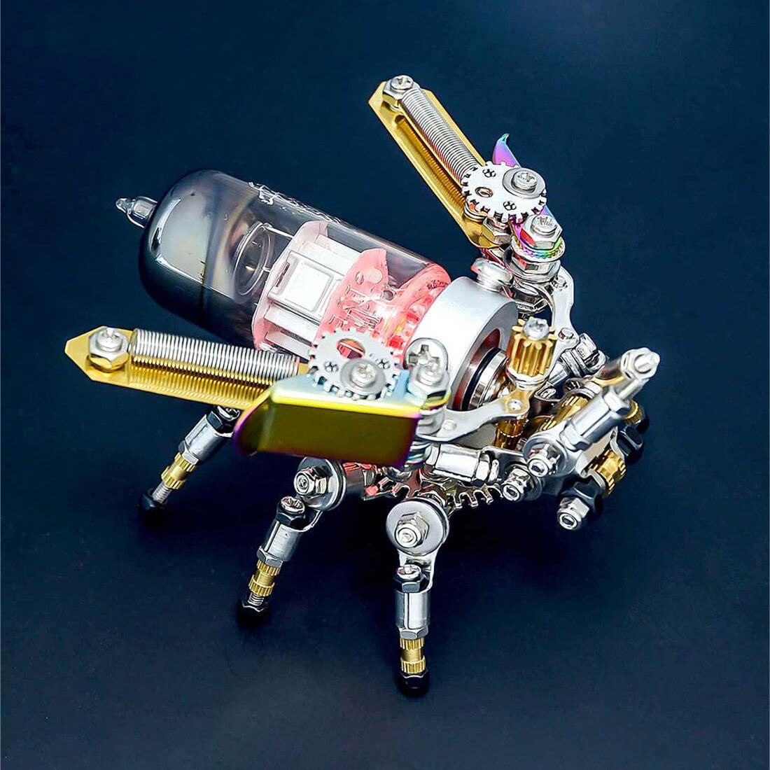 Kit de rompecabezas de insectos metálicos punk en 3D