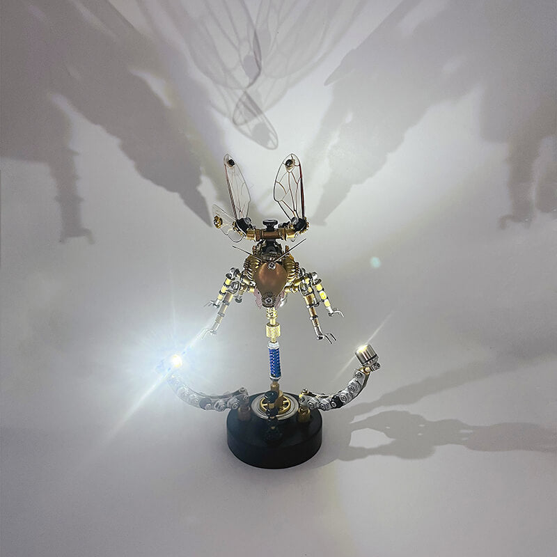 Kit de rompecabezas de avispa de metal 3D Steampunk para adultos