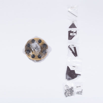 Kit de rompecabezas de metal 3D de pez rape Steampunk con base 