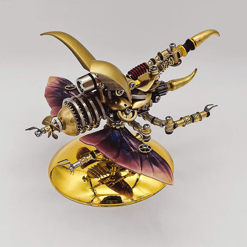 Kit de rompecabezas de 350 piezas Steampunk Beetle, modelo de insecto