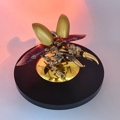 Kit de rompecabezas de 350 piezas Steampunk Beetle, modelo de insecto