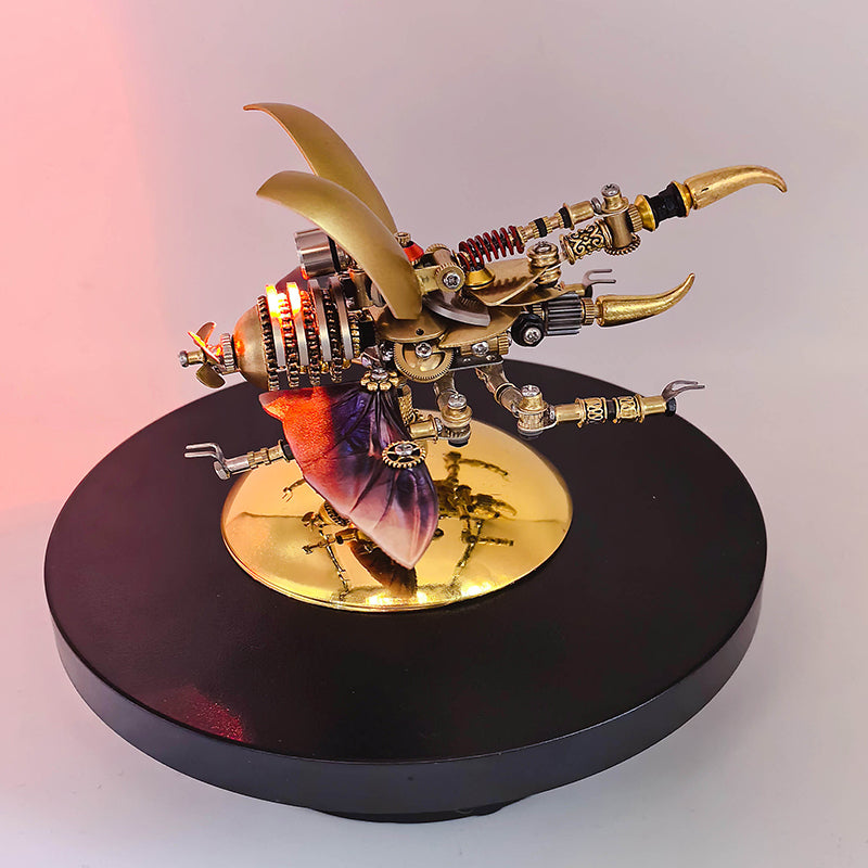 Kit de rompecabezas de 350 piezas Steampunk Beetle, modelo de insecto