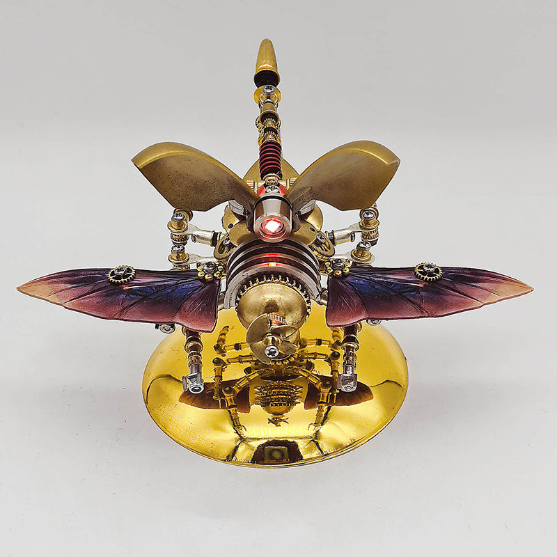 Kit de rompecabezas de 350 piezas Steampunk Beetle, modelo de insecto