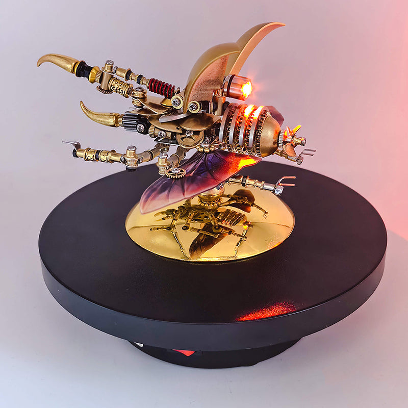Kit de rompecabezas de 350 piezas Steampunk Beetle, modelo de insecto