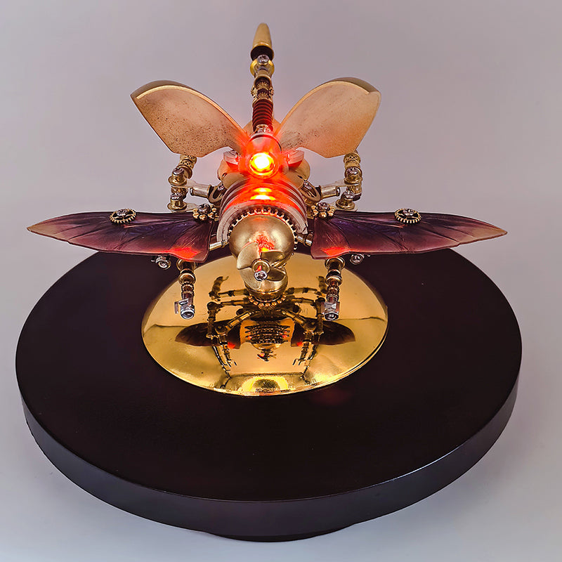 Kit de rompecabezas de 350 piezas Steampunk Beetle, modelo de insecto