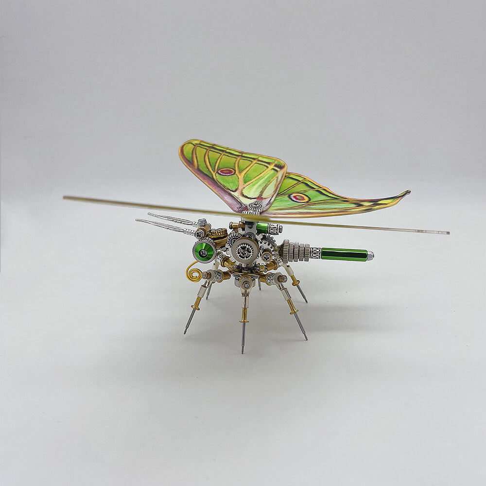 Kit de rompecabezas de metal 3D de mariposa Steampunk Graellsia isabellae