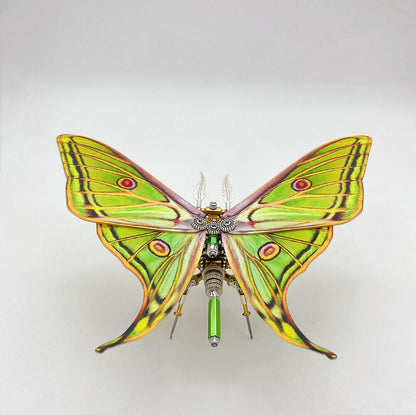 Kit de rompecabezas de metal 3D de mariposa Steampunk Graellsia isabellae