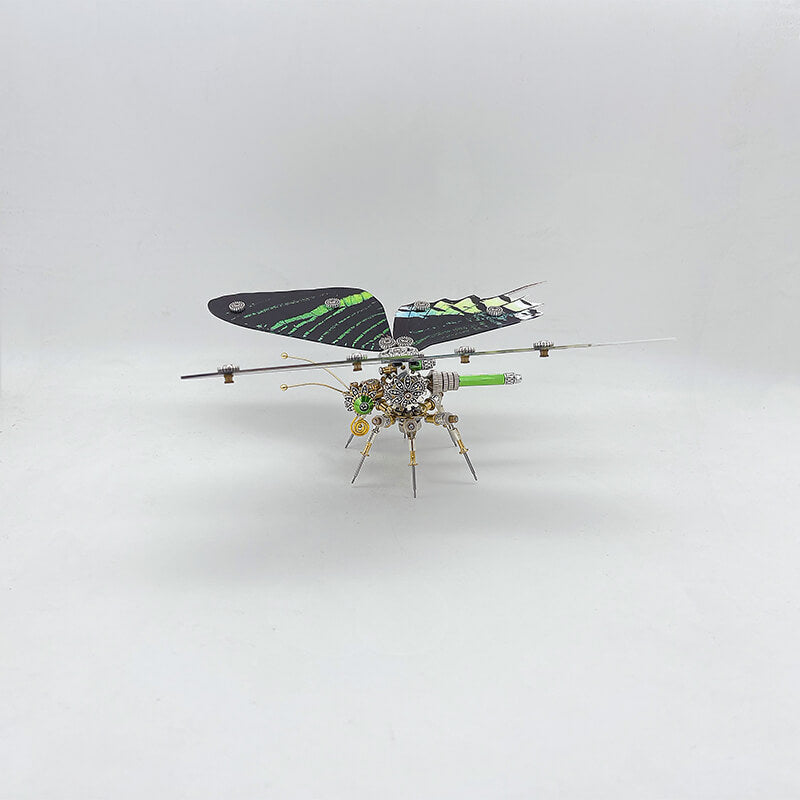 Kit de rompecabezas de metal 3D de mariposa Steampunk Ideopsis similis para adultos y niños