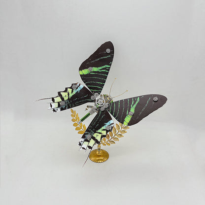 Kit de rompecabezas de metal 3D de mariposa Steampunk Ideopsis similis para adultos y niños