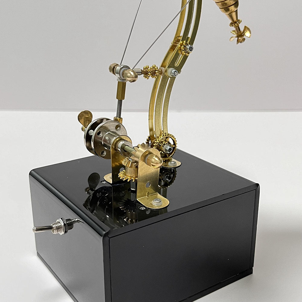 Rompecabezas mecánico de metal 3D de mariposa Steampunk con caja de música para regalos y decoración. 