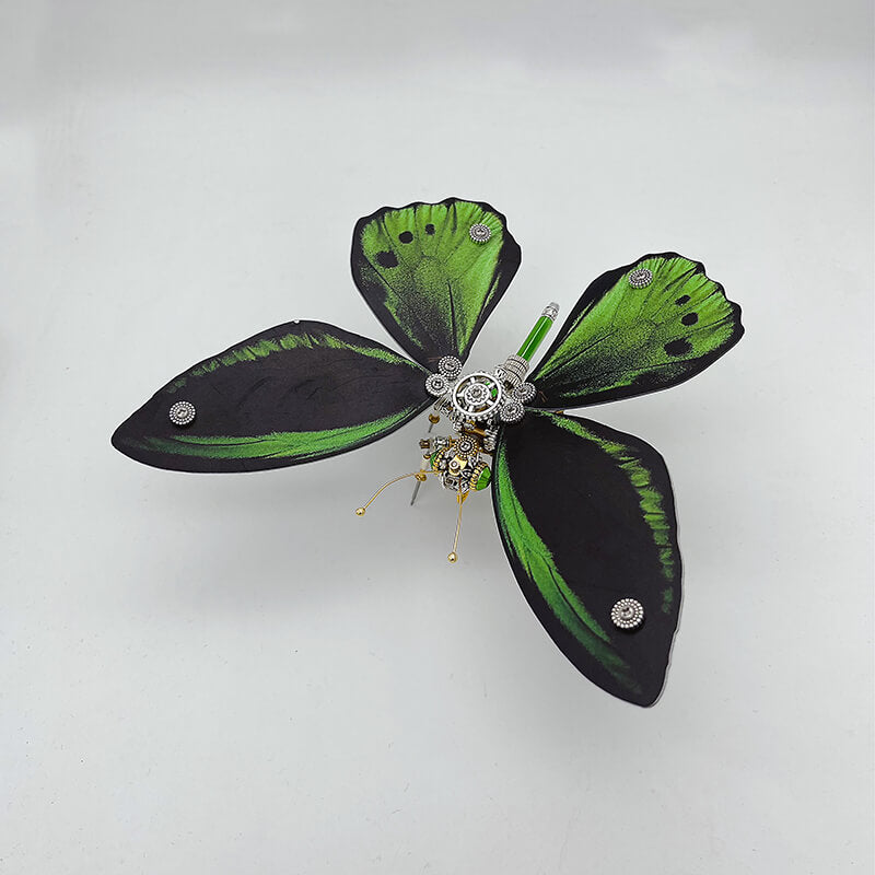 Kit de rompecabezas de metal 3D Steampunk Butterfly Troides aeacus para adultos y niños