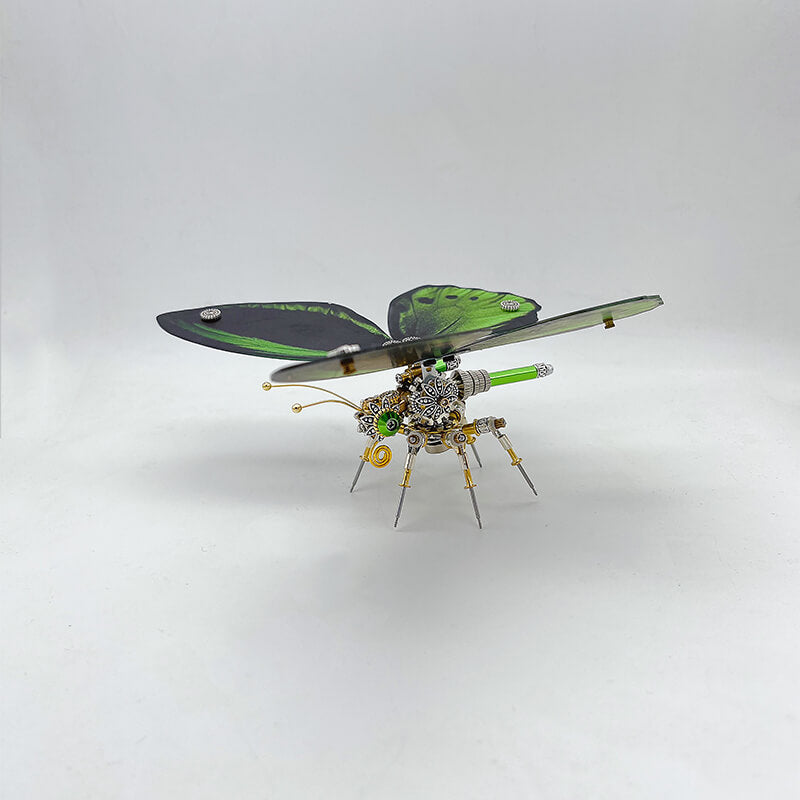 Kit de rompecabezas de metal 3D Steampunk Butterfly Troides aeacus para adultos y niños