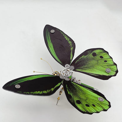 Kit de rompecabezas de metal 3D Steampunk Butterfly Troides aeacus para adultos y niños