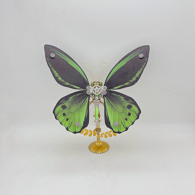 Kit de rompecabezas de metal 3D Steampunk Butterfly Troides aeacus para adultos y niños