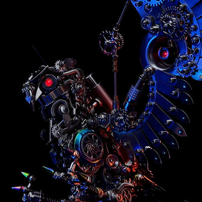 Kit de rompecabezas de metal Steampunk Gyrfalcon de 1800 piezas, modelo Eagle Series 