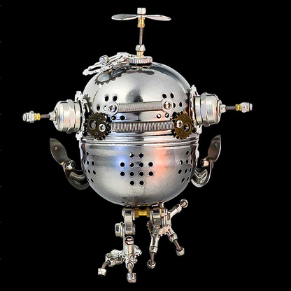 Kit de rompecabezas de huevo de búho mecánico Steampunk 