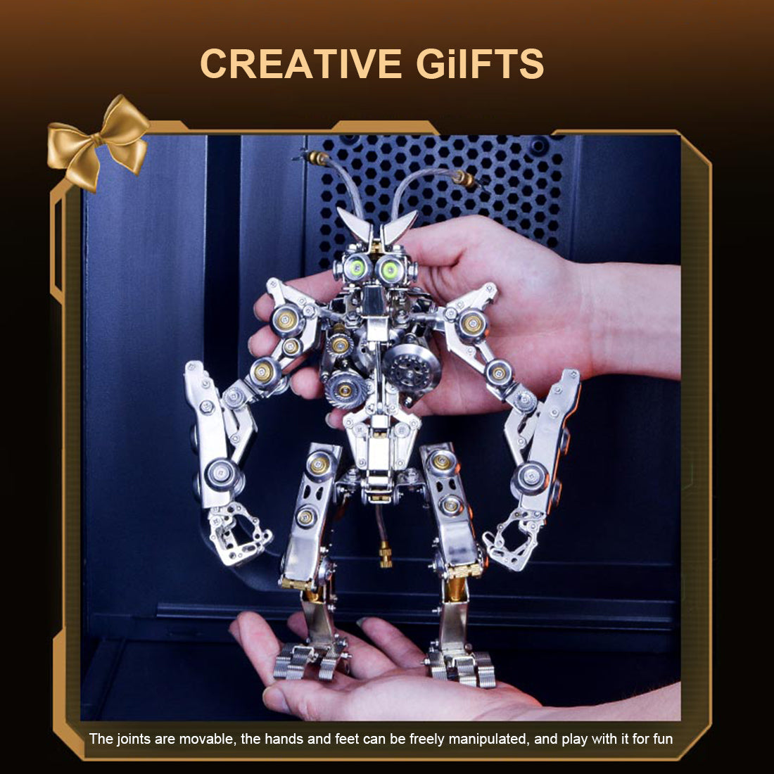 Kit de modelo de robot transformable de metal 3D DIY Monkey King