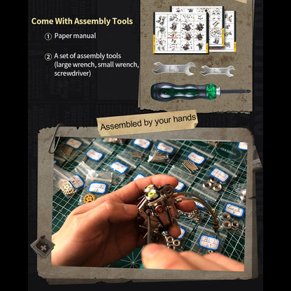 Kit de modelo de robot transformable de metal 3D DIY Monkey King