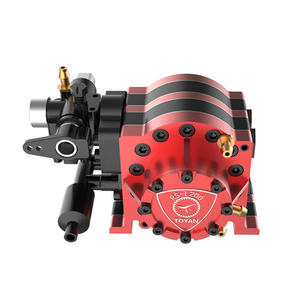 Kit de modelo DIY de motor Toyan de dos rotores propulsado por metanol