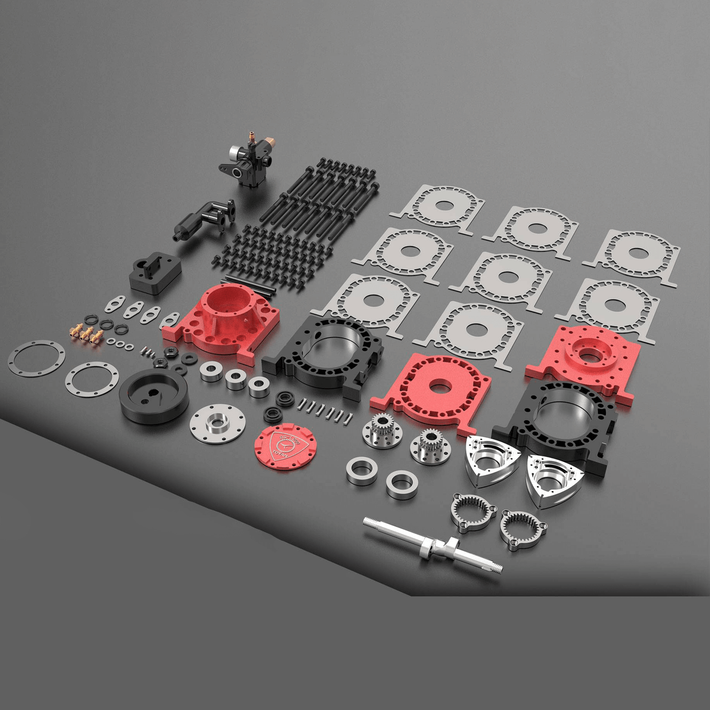 Kit de modelo DIY de motor Toyan de dos rotores propulsado por metanol