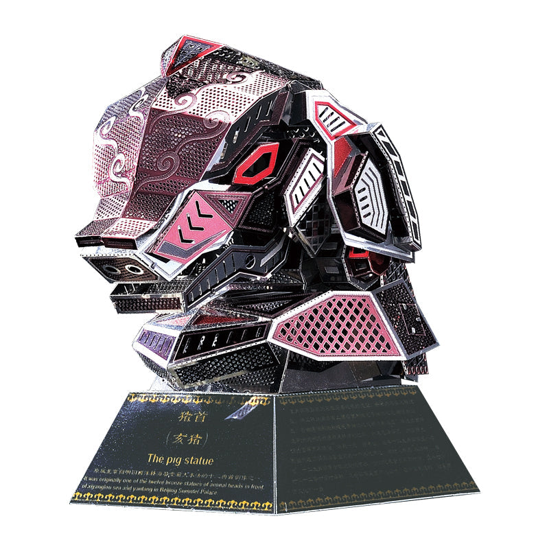 Los 12 mejores rompecabezas de metal 3D con cabeza de animal: modelos de bricolaje para regalar