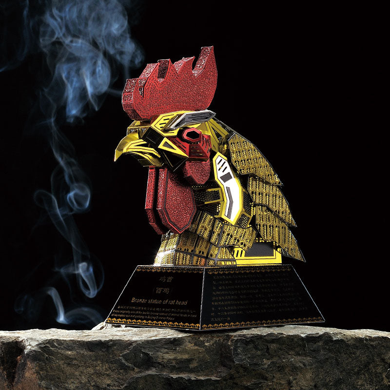 Los 12 mejores rompecabezas de metal 3D con cabeza de animal: modelos de bricolaje para regalar