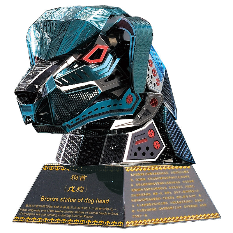 Los 12 mejores rompecabezas de metal 3D con cabeza de animal: modelos de bricolaje para regalar