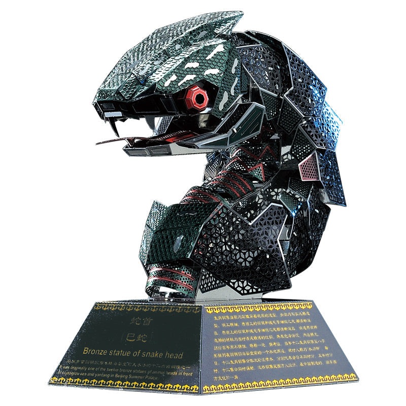 Los 12 mejores rompecabezas de metal 3D con cabeza de animal: modelos de bricolaje para regalar