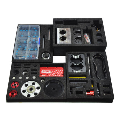 Maqueta de motor de metanol bicilíndrico en línea de 4 tiempos Toyan 