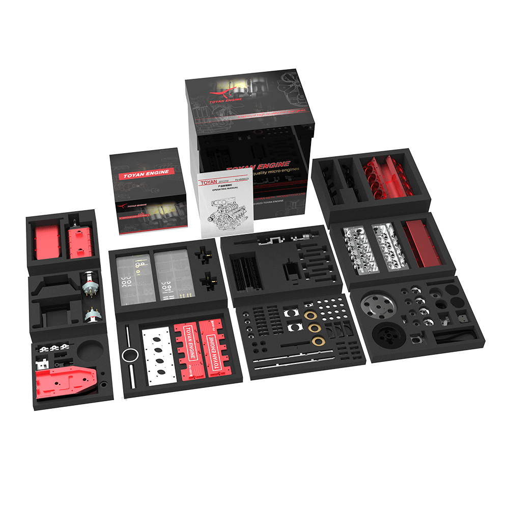 Kit de modelo DIY con motor TOYAN V8 FS-V800 de gasolina y nitro