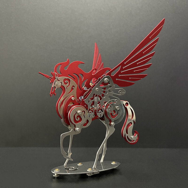 Unicorn 3D Metal Model Puzzle Colorful Kit Mythical Creature
