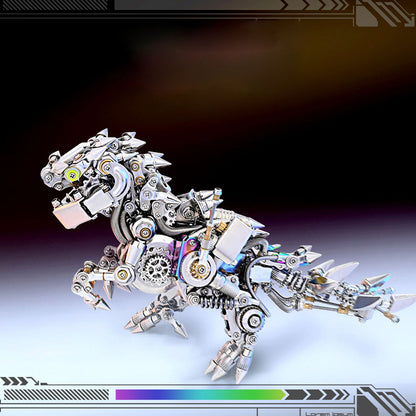 Kit de rompecabezas mecánico 3D de metal con diseño de dragón occidental para adultos.