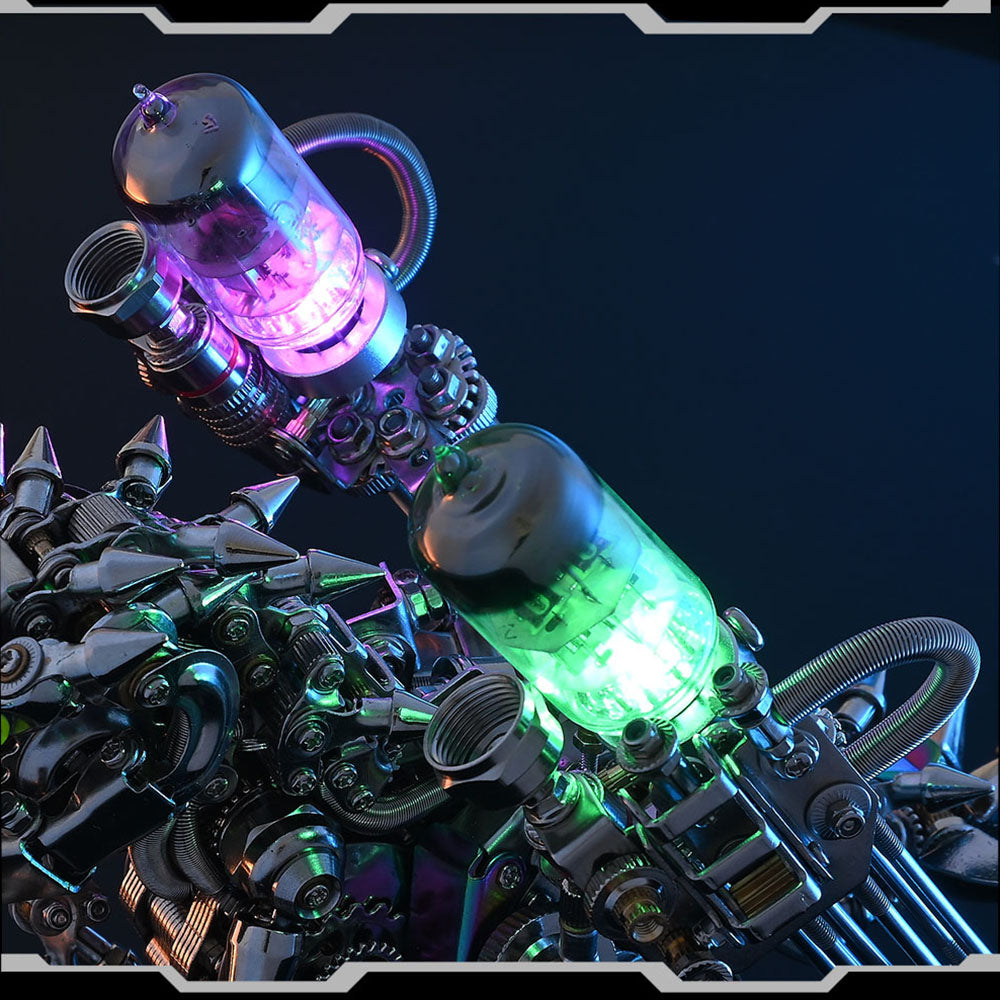 Kit de rompecabezas mecánico 3D de metal con diseño de dragón occidental para adultos.