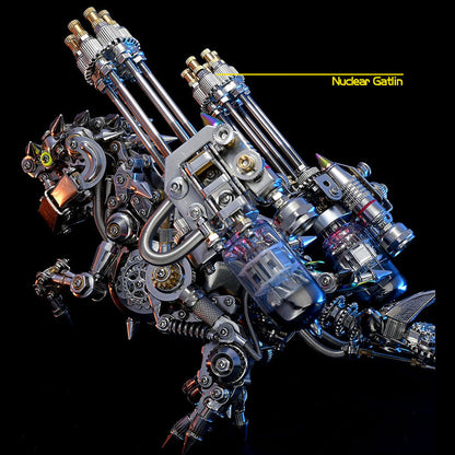 Kit de rompecabezas mecánico 3D de metal con diseño de dragón occidental para adultos.