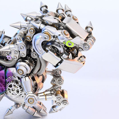 Kit de rompecabezas mecánico 3D de metal con diseño de dragón occidental para adultos.