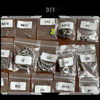 Kit de rompecabezas mecánico 3D de metal con diseño de dragón occidental para adultos.