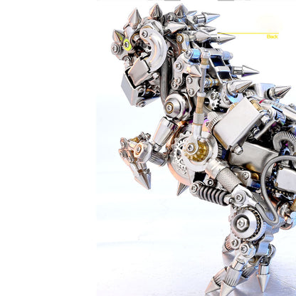 Kit de rompecabezas mecánico 3D de metal con diseño de dragón occidental para adultos.