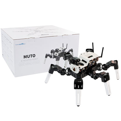 Yahboom 18DOF Muto S2 Hexapod Robot STEM Education Python Programming Robot with Raspberry Pi and NVIDIA Jetson NANO