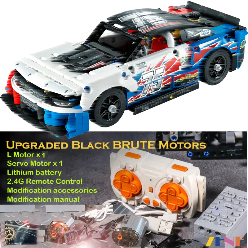 Kit de funciones de potencia para LEGO NASCAR Next Gen Chevrolet Camaro ZL1 n.° 42153